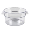1.9Ltr / 2 qt Clear Round Food Storage Container, Polycarbonate  