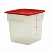 7.6Ltr / 8 qt (248mm x 222mm x 222mm) Square Food Storage Container, Polypropylene 