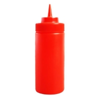 235ml / 8 oz Squeeze Bottle, Red 