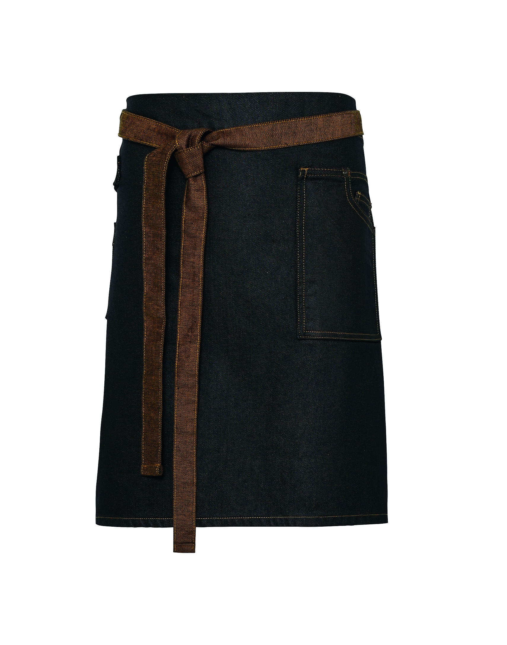 Black Tan Denim