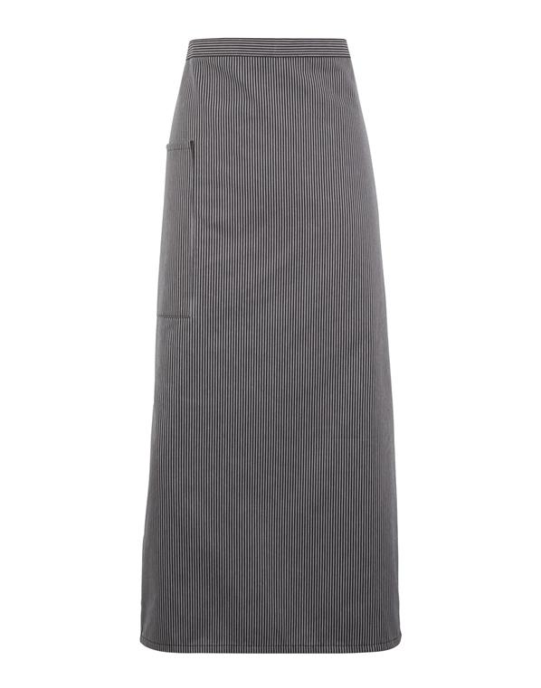Black/ Grey Fine Stripe
