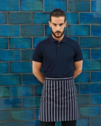 Classic stripe half apron 