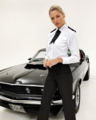 Women's long sleeve pilot shirt 