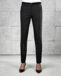 Women's tapered fit polyester trousers 