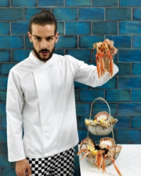 Culinary pull-on chef's long sleeve tunic 