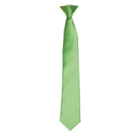 'Colours' satin clip tie 