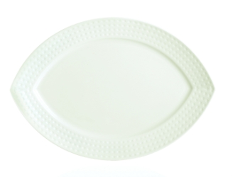Satinique Oval Plate 10.6” 27cm (16 Pack) Satinique, Oval, Plate, 10.6", 27cm