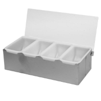 S/S 4 Compartment Condiment Dispenser 