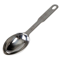 1/4 cup (60 ml) Heavy Duty Oval Measuring Scoop, 222mm / 8 3/4? Length,  Stainless Steel 