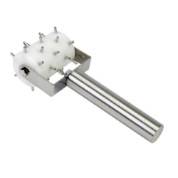 Half Size Roller Dockers Stainless Steel Handle Plastic Barrel 