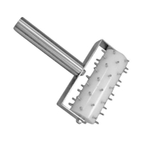 Roller Dockers Stainless Steel Handle Plastic Barrel 9.5mm / 3/8? Pin 