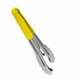 254mm / 10? Stainless Tong, Yellow 