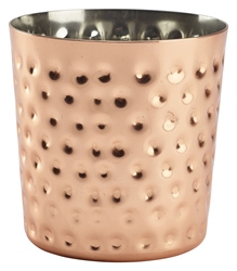 Copper Plated Serving Cup Hammered 8.5 x 8.5cm (Each) Copper, Plated, Serving, Cup, Hammered, 8.5, 8.5cm, Nevilles