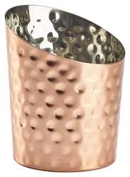 Copper Plated Hammered Angled Cone 11.6 x 9.5cm Diameter (Each) Copper, Plated, Hammered, Angled, Cone, 11.6, 9.5cm, Diameter, Nevilles