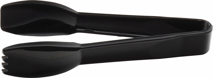 Carly High Heat Black Straight-Edge Tong 6.25” / 16cm (12 Pack) 
