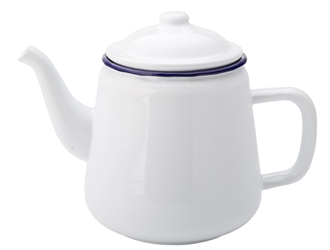 Eagle Enamel Teapot 1.5 Litre (6 Pack) 