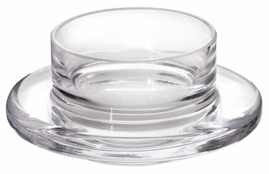 Glass Base for Butter Dish 3.5” / 9cm 1oz / 3cl (6 Pack) 