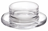 Glass Base for Butter Dish 3.5? / 9cm 1oz / 3cl (6 Pack) 