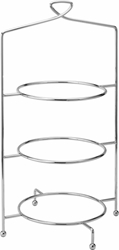 Savoy 3 Tier Cake Plate Stand 18” / 46cm - to hold 3 x 23cm Plates (each) 