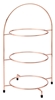 Copper 3 Tier Plate Stand 17??/ 43cm - to hold 3 x 25cm Plates (each) 