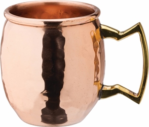 Mini Copper Hammered Mug 2.75oz / 7.5cl (6 Pack) 