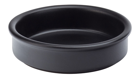 Black Tapas Dish 4.5? / 11.5cm (24 Pack) 