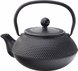Mandarin Teapot Black 24oz / 67cl - with Infuser (6 Pack) 