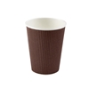 12oz Exclusive Ripple Cup - Brown 