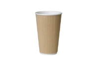 16oz Kraft Ripple Cup 