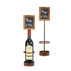 Wine Bottle x1 Chalk Board Display 45 x 10.5cm (Each) Wine, Bottle, x1, Chalk, Board, Display, 45, 10.5cm, Nevilles