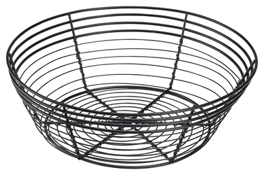 Wire Basket, Round 25.5 x 8cm (Each) Wire, Basket,, Round, 25.5, 8cm, Nevilles