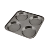 Carbon Steel Non-Stick 4 Cup York. Pudd Tray (Each) Carbon, Steel, Non-Stick, 4, Cup, York., Pudd, Tray, Nevilles