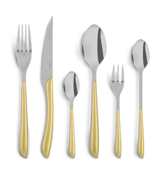 Metallic Eclat Table Knife gold (Dozen) Metallic, Eclat, Table, Knife, gold