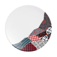 Fragment Red Dinner Plate  (24 Pack) Fragment, Red, Dinner, Plate, 
