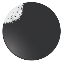 Holi Black Plate  (24 Pack) Holi, Black, Plate, 