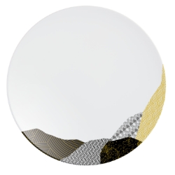 Fragment Gold Dinner Plate  (24 Pack) Fragment, Gold, Dinner, Plate, 