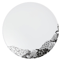 Fragment Black Dinner Plate  (24 Pack) Fragment, Black, Dinner, Plate, 