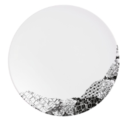 Fragment Black Dinner Plate  (24 Pack) Fragment, Black, Dinner, Plate, 