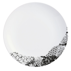 Fragment Black Soup Plate  (24 Pack) Fragment, Black, Soup, Plate, 