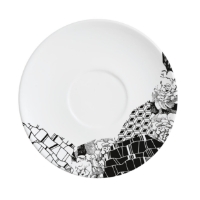 Fragment Black Saucer  (24 Pack) Fragment, Black, Saucer, 