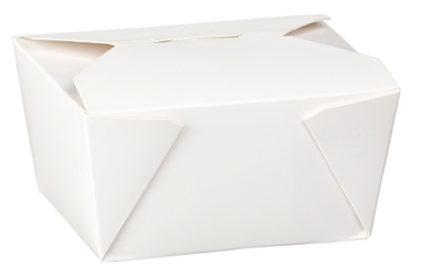 No 1 Dispo-Pak White Food Container 26oz (9 x 50 Pack) 