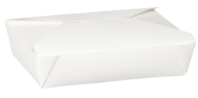 No 2 Dispo-Pak White Food Container 51oz (4 x 50 Pack) 