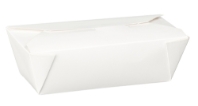 No 6A Dispo-Pak White Food Container 25oz  (9 x 75 Pack) 