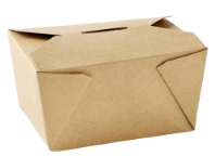 No 1 Dispo-Pak Kraft Food Container 26oz (9 x 50 Pack) 