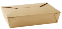 No 2 Dispo-Pak Kraft Food Container 51oz (4 x 50 Pack) 