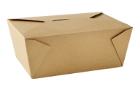No 4 Dispo-Pak Kraft Food Container 98oz (4 x 40 Pack) 