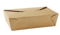 No 6A Dispo-Pak Kraft Food Container 25oz (9 x 75 Pack) 