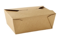 No 8 Dispo-Pak Kraft Food Container 46oz (6 x 50 Pack) 