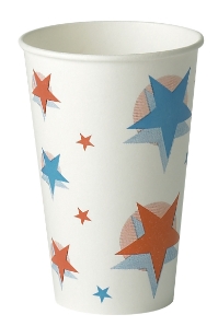 12oz Star/Ball Design (20 x 100 Pack) 