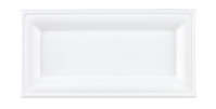 Rectangular  Bagasse Plate (4 x 125 Pack) 